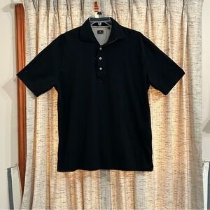 Left Coast Tee Black Pima Cotton Polo - XL